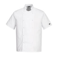 Portwest Cumbria Chefs Jacket S/S - White