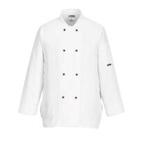 Portwest Rachel Women's Chefs Jacket L/S - White