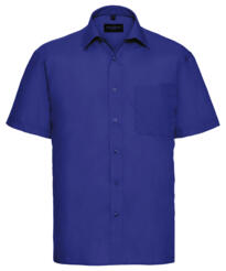 Russell Short Sleeve Poplin Shirt - Bright Royal