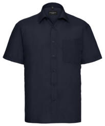Russell Short Sleeve Poplin Shirt - French Navy