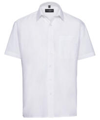 Russell Short Sleeve Poplin Shirt - White