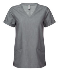 Premier NN310 -Ladies Invincible Onna-stretch tunic - Dynamo Grey