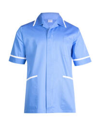 Uneek Mens Premium Tunic - Hospital Blue