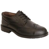 PSF CB504 Executive Brogue Safety Shoes - Black