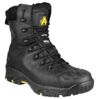 Amblers S3 Metal Free Zip Safety Boot - Black