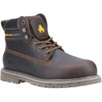 Amblers Leather Welted Boot - Brown