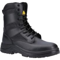 Amblers Leather High Safety Boot - Black