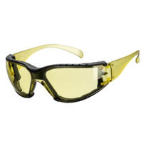PORTWEST PS32 WRAP AROUND PLUS SAFTEY SPECTACLES - Amber