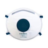 Portwest P203 - FFP2 Valved Dolomite Respirator (Pk10) - White