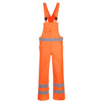 Portwest S388 - Hi-Vis Breathable Rain Bib and Brace - Orange