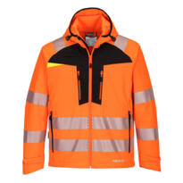 Portwest DX475 - Hi-Vis Softshell - Orange / Black