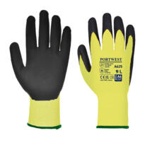 Portwest Vis-Tex Cut Resistant Glove - PU - A625 Yellow/Black