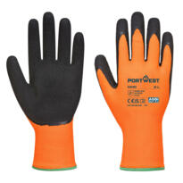 Portwest Hi-Vis Grip Glove - Latex - A340 - Orange/Black