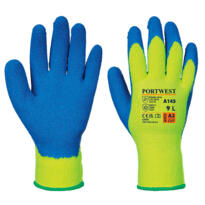 Portwest Cold Grip Glove - A145 - Yellow / Blue