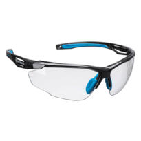 Portwest Anthracite KN Safety Glasses - PS37 - Clear Lens