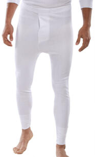 Click Thermal Long Johns - White