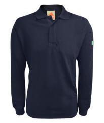 Orbit MALSP2 BAIRD - INHERENT FR ARC Long Sleeve Polo Shirt - Navy Blue