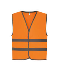 YOKO YK102 - Hi-vis reflective border Childrens Vest - Orange
