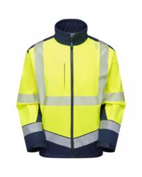LEO SJ02 Bowden - Hi-Vis Ecoviz Softshell Jacket - Yellow