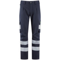LEO CL05 Winswell - Hi-Vis Ecoviz Womens Lightweight Polyester Stretch Cargo - Navy