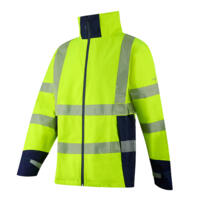 Future Garments JK126 - Hi-Vis Softshell Jacket - Yellow / Navy