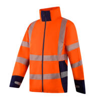 Future Garments JK126 - Hi-Vis Softshell Jacket - Orange / Navy