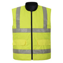 Future Garments BW492 - Hi-Vis Reversible Body Warmer  - Yellow