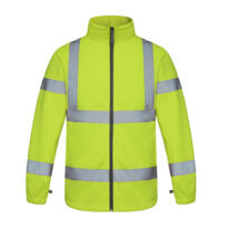 Future Garments FJ077 - Hi-Vis Fleece Jacket - Yellow