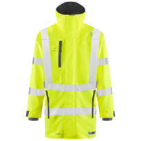 Leo A07 Eastleigh - EcoViz 10K Performance Breathable Anorak - Yellow