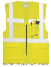 DHL HiVis Executive Vest No logo - Yellow