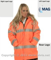 MAG HiVis Parka Jacket [Printed] - Orange