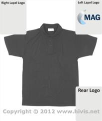 MAG Polo Shirt [Embroidered] - Black