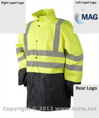 MAG Belvill HiVis Jacket [Printed] - Yellow