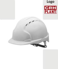 CRH Plant Evo 2 Safety Helmet [Printed] - White