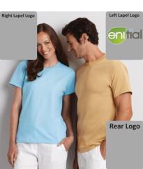 Enitial Gildan 2000 T shirt [Embroidered] - Chocolate
