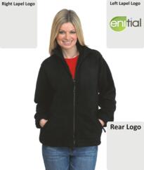 Enitial Fleece [Embroidered] - Black