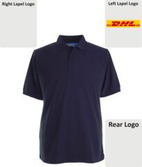 DHL Polo [Embroidered] - Navy Blue
