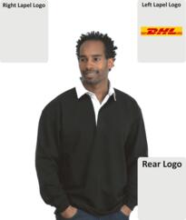 DHL Rugby Shirt Uneek [Embroidered] - Navy Blue