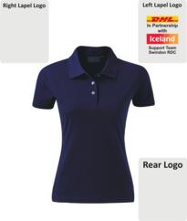 DHL Ladies Polo Shirt [Support Team] - Navy Blue