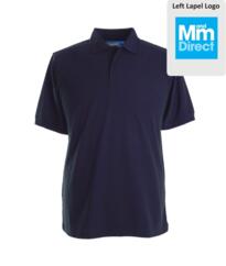 MandM Direct Polo Shirt [Embroidered] - Blue Navy
