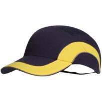 JSP Safety Bump Cap - Navy Blue / Yellow