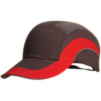 JSP Safety Bump Cap - Grey / Red