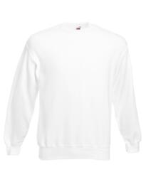 Fruit of the Loom Set-In Sweatshirt - White