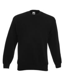 Fruit of the Loom Set-In Sweatshirt - Black