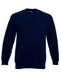 Fruit of the Loom Set-In Sweatshirt - Deep Navy Blue