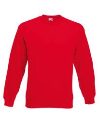 Fruit of the Loom Set-In Sweatshirt - Red