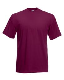 Fruit of the Loom value-weight T-Shirt - Burgundy