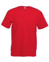 Fruit of the Loom value-weight T-Shirt - Red