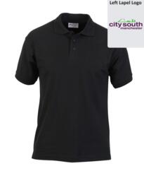 City South Polo Shirt [Embroidered] - Black