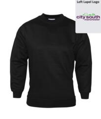 City South Sweatshirt [Embroidered] - Black